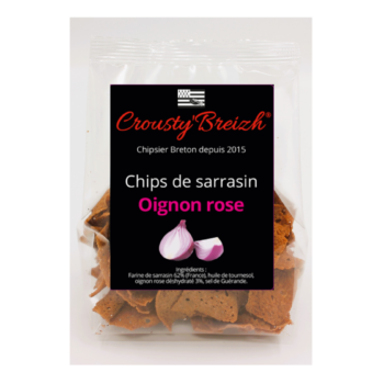 Chips de sarrasin oignon rose